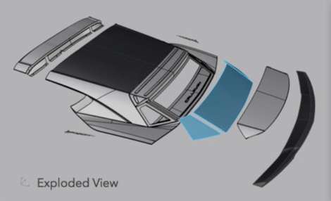 The shooting-brake modification for C7 Corvette coupes.